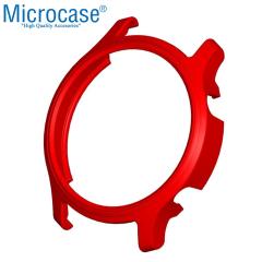 Microcase Haylou RS3 LS04 Slim Sert Rubber Çerçeve Koruma Kılıfı - Kırmızı