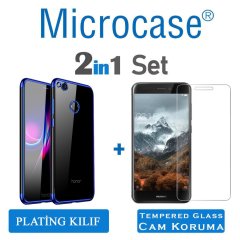 Microcase Huawei Honor 8 Lite Plating Silikon Kılıf + CAM (SEÇ)
