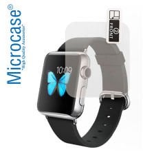 Microcase Apple Watch SE 44 mm Nano Glass Esnek Cam Ekran Koruma Filmi