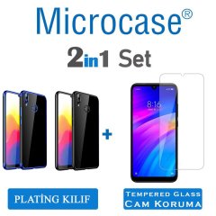 Microcase Xiaomi Redmi 7 Plating Silikon Kılıf + CAM (SEÇ)
