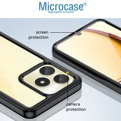 Microcase Realme Note 50 / Realme C53 4G  Shield Serisi Darbeye Dayanıklı Yarı Esnek Plastik Tpu Kılıf - AL8100