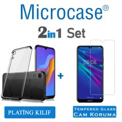 Huawei Y6 2019 - Honor 8A Plating Silikon Kılıf + CAM (SEÇ)