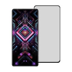 Microcase Xiaomi Poco F3 GT - Redmi K40 Gaming Tam Kaplayan Çerçeveli Mat Cam Koruma - AL3124