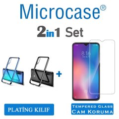 Microcase Xiaomi Mi 9 Explorer Plating Silikon Kılıf + CAM (SEÇ)