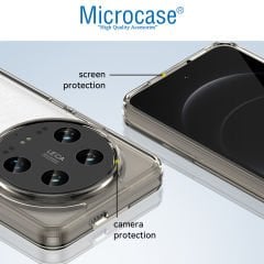 Microcase Xiaomi 14 Ultra  Shield Serisi Darbeye Dayanıklı Yarı Esnek Plastik Tpu Kılıf - AL8100