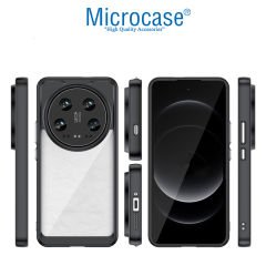 Microcase Xiaomi 14 Ultra  Shield Serisi Darbeye Dayanıklı Yarı Esnek Plastik Tpu Kılıf - AL8100