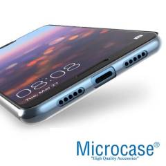 Microcase Huawei P20 İnce Silikon Kılıf + Tam Kaplama Cam