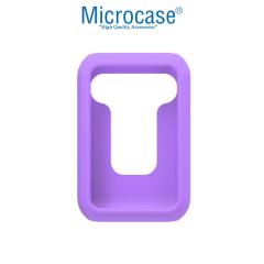 Microcase Oppo Watch Free Önü Açık Tasarım Silikon Kılıf - Mor