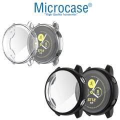 Microcase Samsung Galaxy Watch Active R500 Önü Kapalı Tasarım Silikon Kılıf