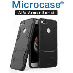 Xiaomi Mi 5X - A1 Alfa Armor Kılıf + Tam Kaplayan Cam (SEÇ)