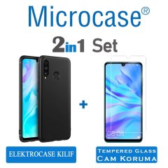 Microcase Huawei Nova 4e Elektrocase Silikon Kılıf + CAM (SEÇ)