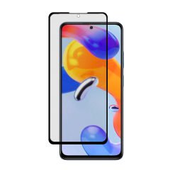 Microcase Xiaomi Redmi Note 11 - Note 11S 2022 Global Tam Kaplayan Çerçeveli Mat Cam Koruma - AL3124