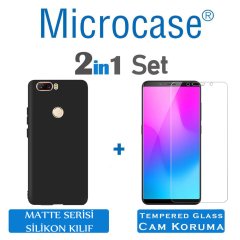 Microcase ZTE Nubia Z18 Mini Matte Serisi Silikon TPU Kılıf + CAM
