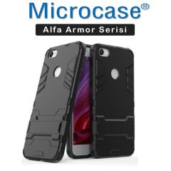 Xiaomi Redmi Note 5A Alfa Armor Kılıf + Tam Kaplayan Cam (SEÇ)