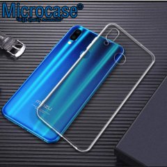 Microcase Meizu Note 9 Ultra İnce 0.2 mm Soft Silikon Kılıf + Tempered Glass Cam Koruma (SEÇENEKLİ)