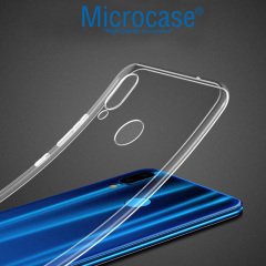 Microcase Meizu Note 9 Ultra İnce 0.2 mm Soft Silikon Kılıf + Tempered Glass Cam Koruma (SEÇENEKLİ)