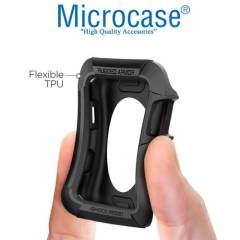 Microcase Apple Watch SE 40 mm Armor Silikon Kılıf - Siyah