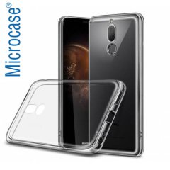 Microcase Huawei Mate 10 Lite İnce Silikon Kılıf +Tam Kaplama Cam