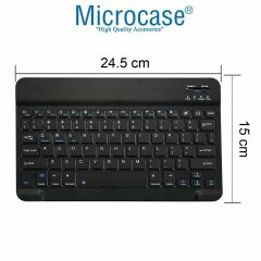 Microcase Lenovo Tab M9 9 inch Tablet Tablet Çanta + Bluetooth Klavye + Mouse + Tablet Standı - AL8112