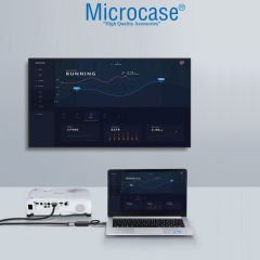 Microcase USB 3.0 To VGA Adaptör - 20 cm Siyah (USB 3.0 ve USB 2.0 Destekler) - AL2619