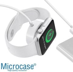 Microcase Apple Watch Series 10 42mm / 46 mm için Type-C Manyetik Şarj Cihazı 1m - Beyaz AL3432