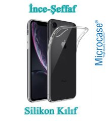 iPhone XR 0.2 mm İnce Silikon Kılıf + Tam Kaplayan Cam