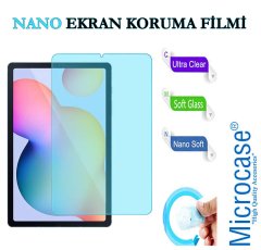 Microcase Samsung Galaxy Tab S6 Lite 10.4 P610 Delüx Serisi Universal Standlı Deri Kılıf - Lacivert + Nano Esnek Ekran Koruma Filmi