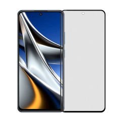 Microcase Xiaomi Poco X4 Pro 5G Tam Kaplayan Çerçeveli Mat Cam Koruma - AL3124