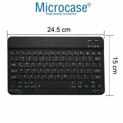 Microcase Honor Pad x8 Lite 9.7 inch Tablet Tablet Çanta + Bluetooth Klavye + Mouse + Tablet Standı - AL8112