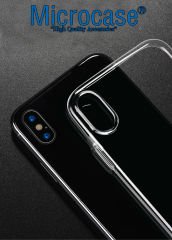 iPhone X 0.2 mm İnce Silikon Kılıf + Tam Kaplayan Cam