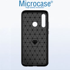 Microcase Huawei P Smart Plus (2019) Brushed Carbon Kılıf