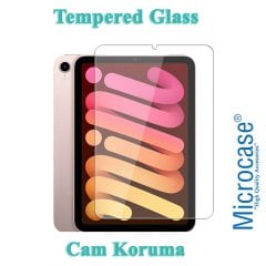 Microcase iPad Mini 6.Nesil 2021 8.3 inch Tempered Glass Cam Koruma
