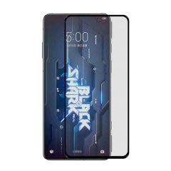 Microcase Xiaomi Black Shark 5 - 5 Pro Tam Kaplayan Çerçeveli Mat Cam Koruma - AL3124