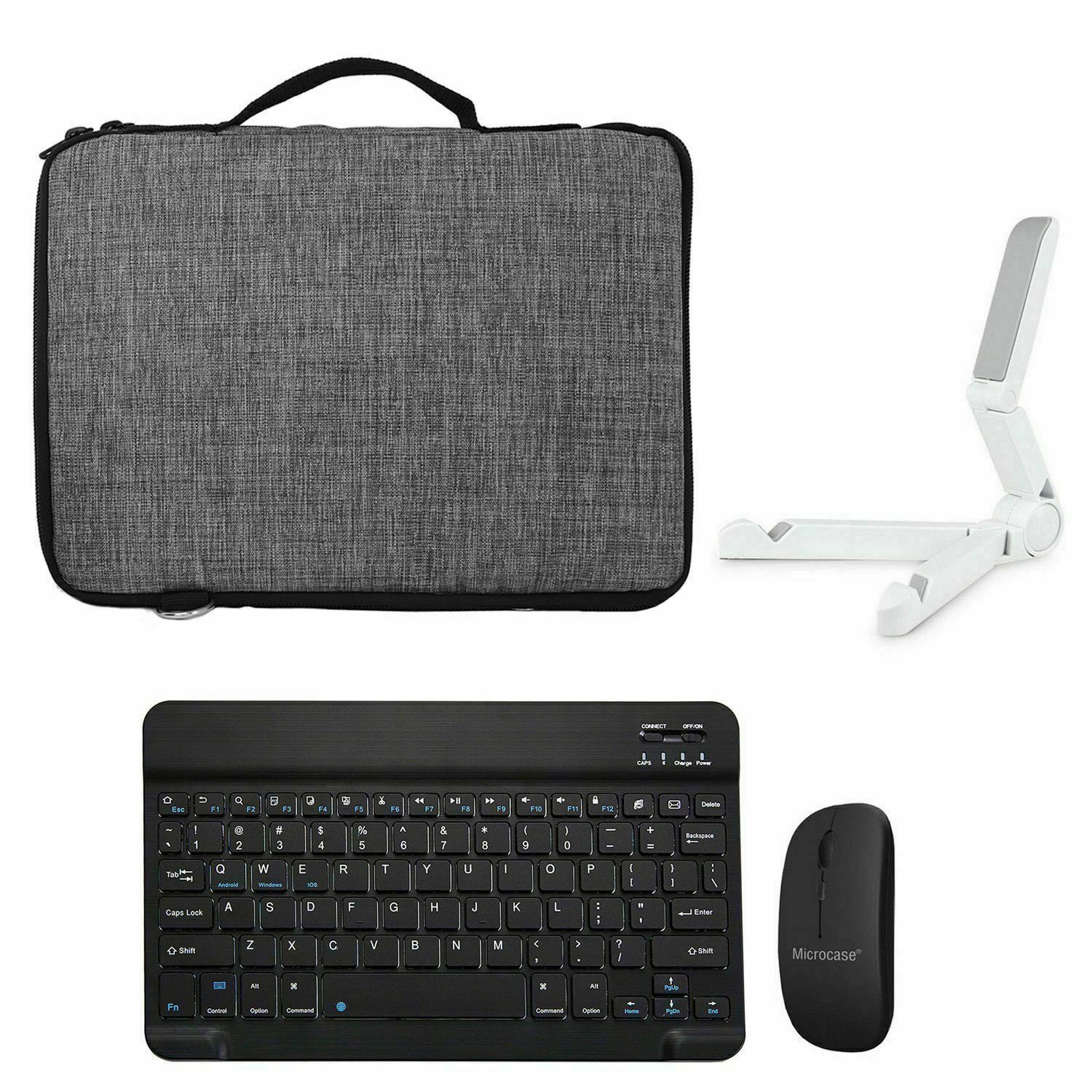 Microcase Xiaomi Redmi Pad 10.61 Tablet Tablet Çanta + Bluetooth Klavye + Mouse + Tablet Standı - AL8112