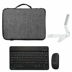 Microcase Xiaomi Redmi Pad 10.61 Tablet Tablet Çanta + Bluetooth Klavye + Mouse + Tablet Standı - AL8112
