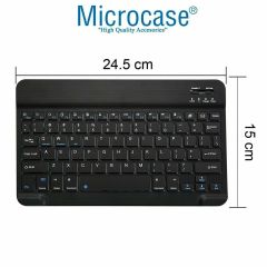Microcase TCLTab 10s Tablet Tablet Çanta + Bluetooth Klavye + Mouse + Tablet Standı - AL8112