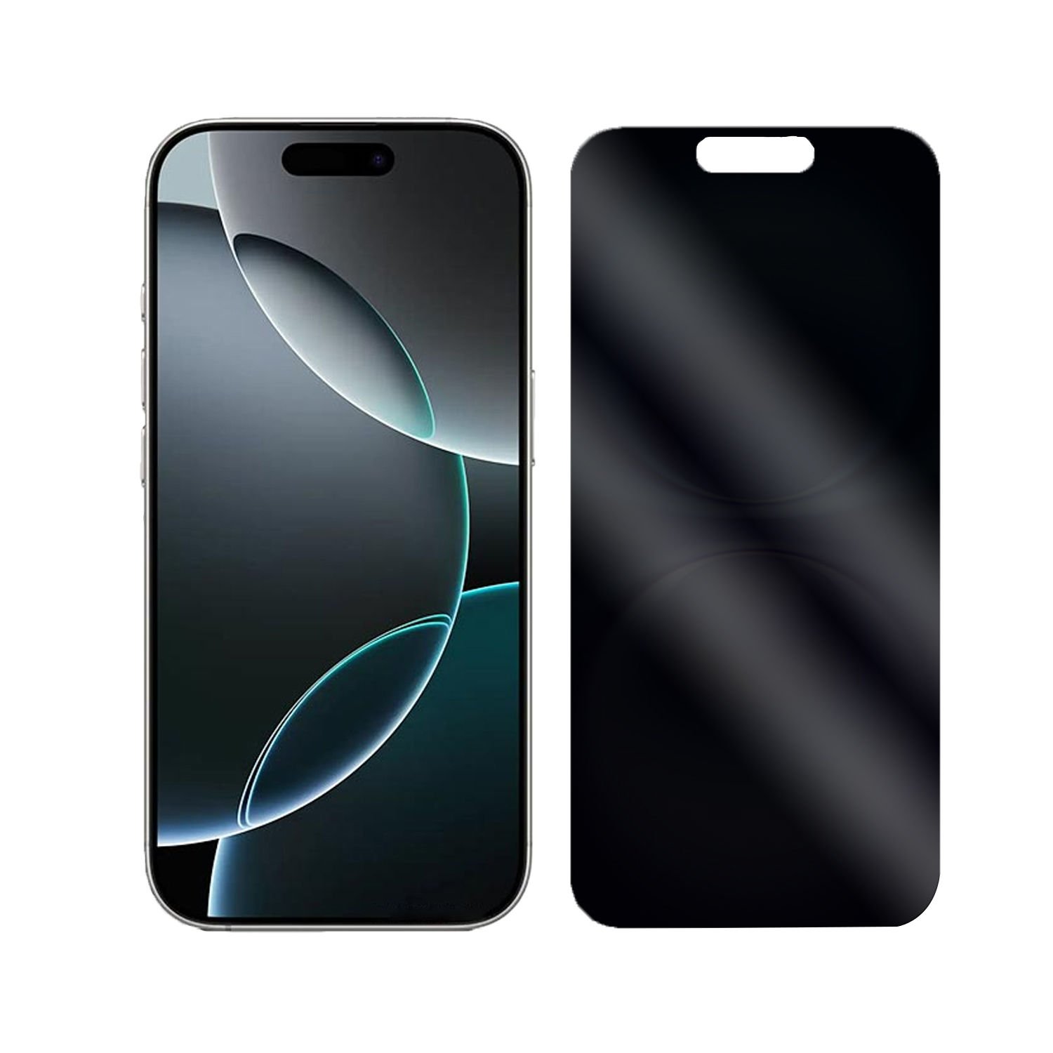 Microcase Iphone 16 Pro Privacy Gizlilik Filtreli Tam Kaplayan Tempered Cam - AL3125