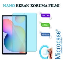 Microcase Samsung Galaxy Tab S6 Lite 10.4 P610 Delüx Serisi Universal Standlı Deri Kılıf - Turkuaz + Nano Esnek Ekran Koruma Filmi