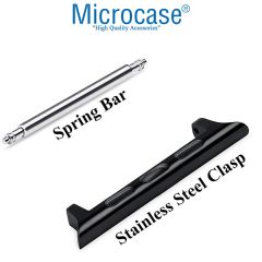 Microcase Apple Watch Series 10 42mm  to 20 mm Çevirici Metal Kordon Kayış Adaptörü Set - AL3132