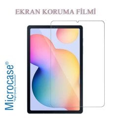 Microcase Samsung Galaxy Tab S6 Lite 10.4 P610 Delüx Serisi Universal Standlı Deri Kılıf - Siyah + Ekran Koruma Filmi