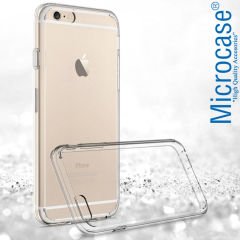 iPhone 6 Plus 0.2 mm İnce Silikon Kılıf + Tam Kaplayan Cam