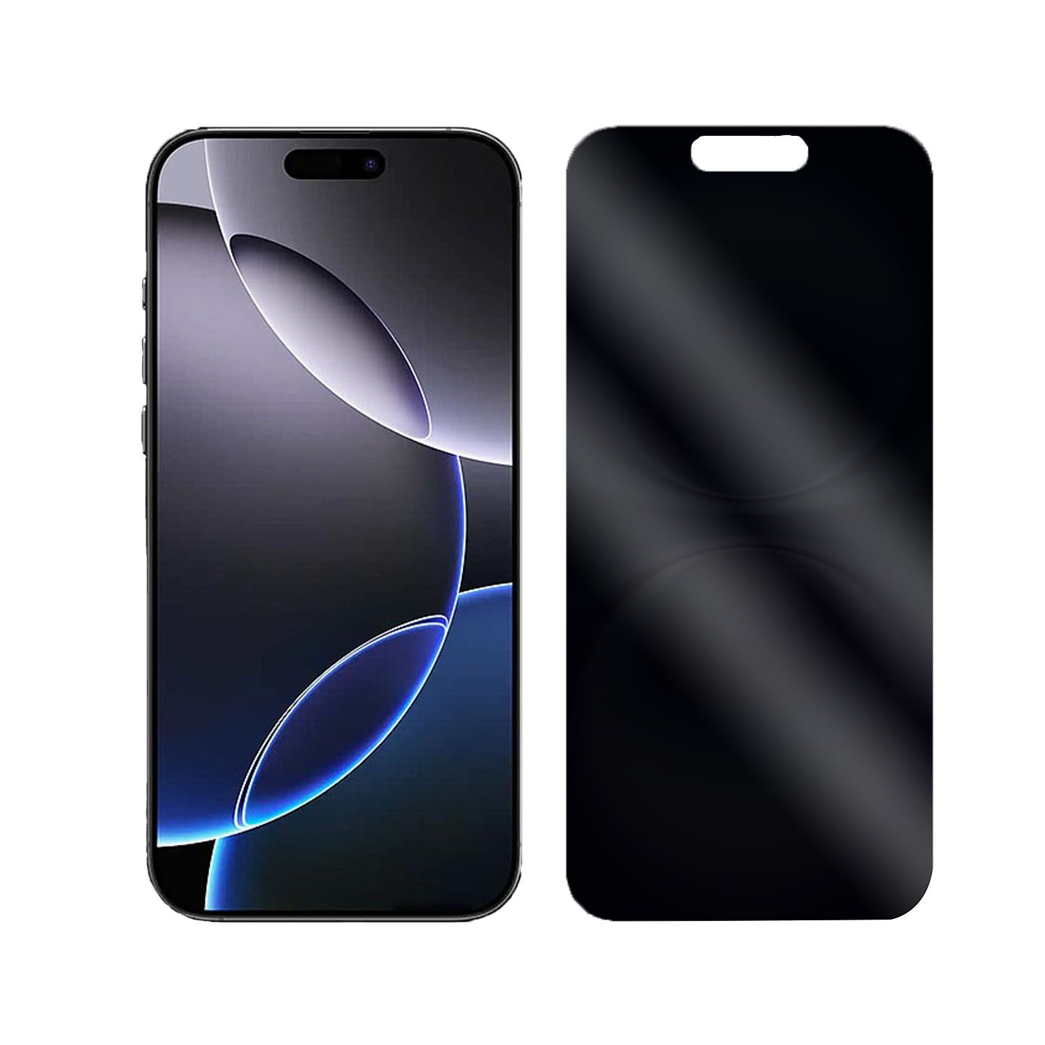 Microcase Iphone 16 Pro Max Privacy Gizlilik Filtreli Tam Kaplayan Tempered Cam - AL3125