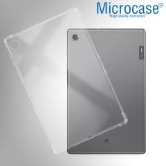 Microcase Lenovo Tab M10 10.1 TB-X605L TB-X605F Anti Shock Series Silikon Tpu Soft Kılıf - Şeffaf