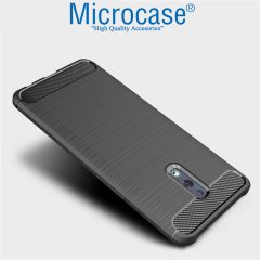 Microcase Oppo Reno Brushed Carbon Kılıf + CAM