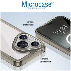 Microcase Huawei Pura 70  Shield Serisi Darbeye Dayanıklı Yarı Esnek Plastik Tpu Kılıf - AL8100