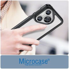 Microcase Huawei Pura 70  Shield Serisi Darbeye Dayanıklı Yarı Esnek Plastik Tpu Kılıf - AL8100