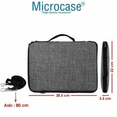 Microcase Tcl Nxtpaper 11 11 inch Tablet Tablet Çanta + Bluetooth Klavye + Mouse + Tablet Standı - AL8112
