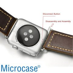 Microcase Apple Watch SE 40 mm Metal Kordon Kayış Adaptörü - Gümüş
