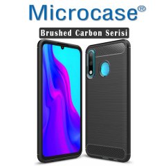 Microcase Huawei P30 Lite Brushed Carbon Kılıf + CAM