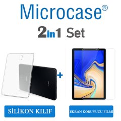 Samsung Tab S4 10.5 T830 T835 Soft Silikon Kılıf + Ekran Koruma